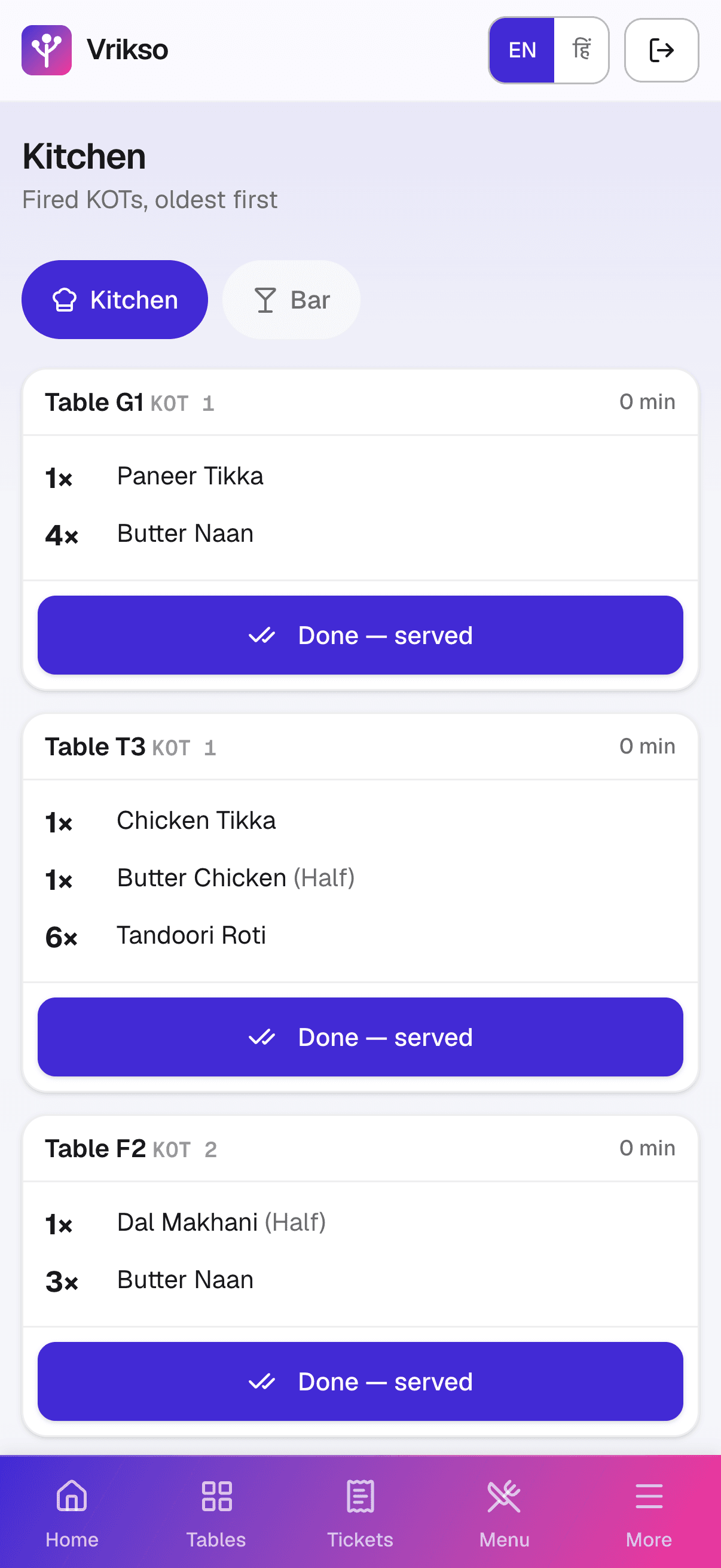 The kitchen KOT board